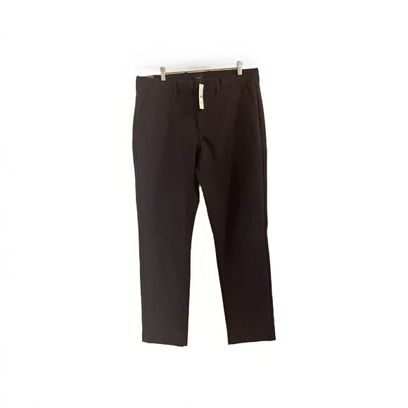 J. Crew 770 Mid Weight Tech Pants Mens 35 x 32 Navy Blue Stretch 5-Pocket - Picture 1 of 11